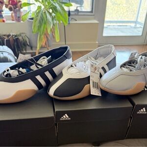 Adidas Black and White Sneakers